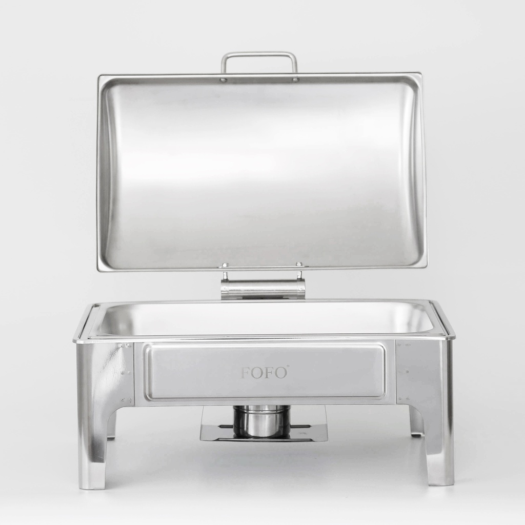 ชุดอุ่นอาหาร ทรงเหลี่ยม 1/1 ฝาทึบ ปิดอัตโนมัติ 9L (1ชุด)