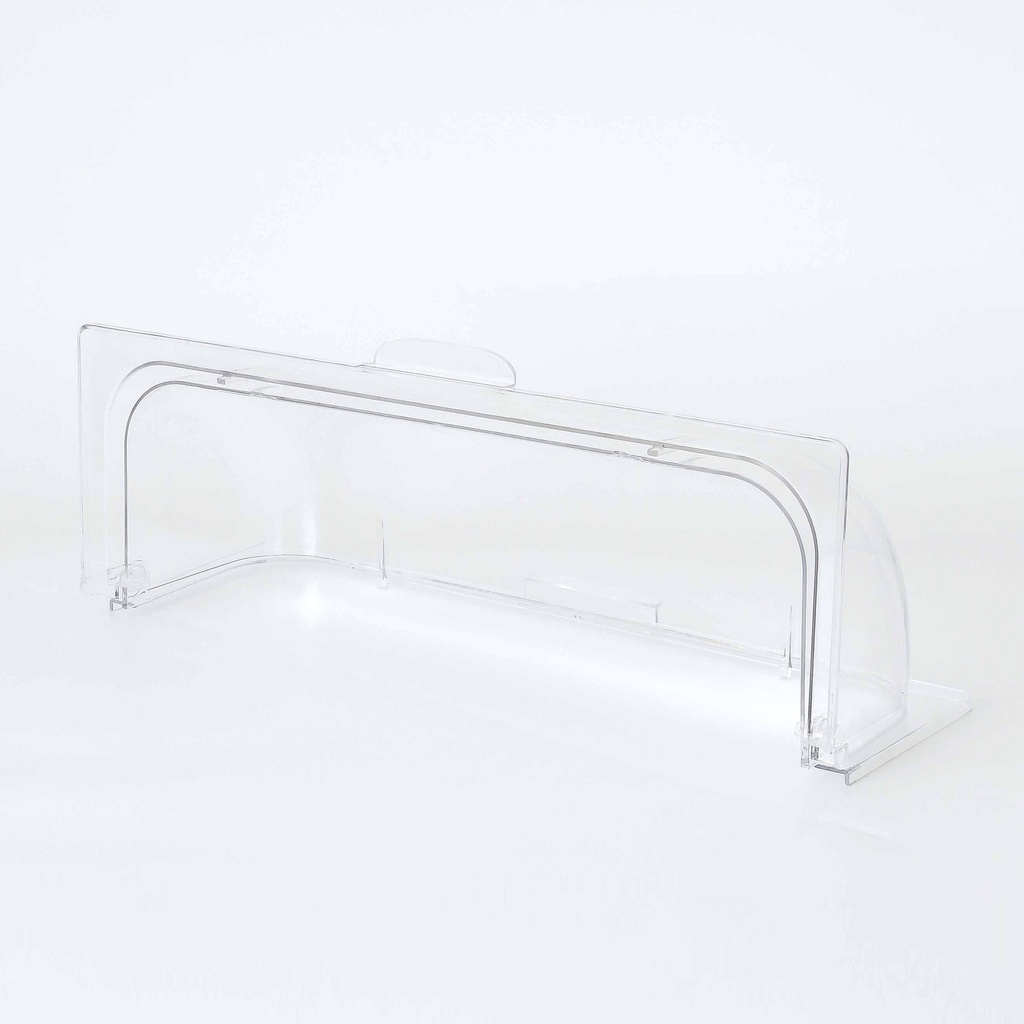 ฝาใสเปิด-ปิด ครอบตะกร้าสาน ทรงเหลี่ยม (4ชุด)