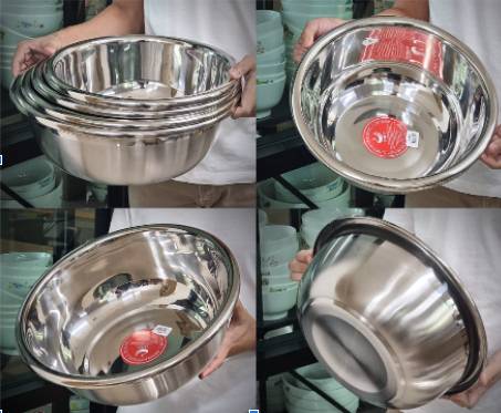 加厚精抛厨盆32cm