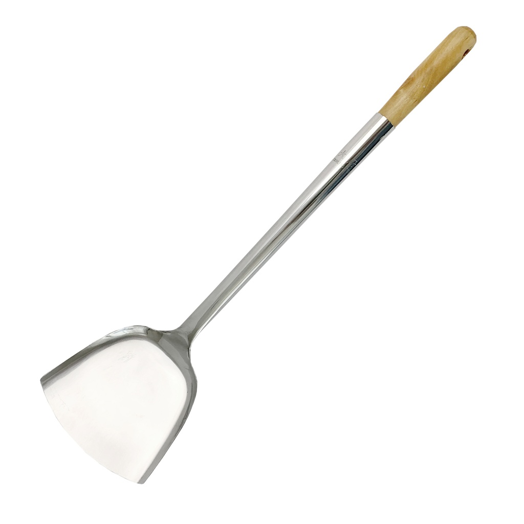 NO.1 ตะหลิวด้ามไม้ 5.5 นิ้ว (100อัน)