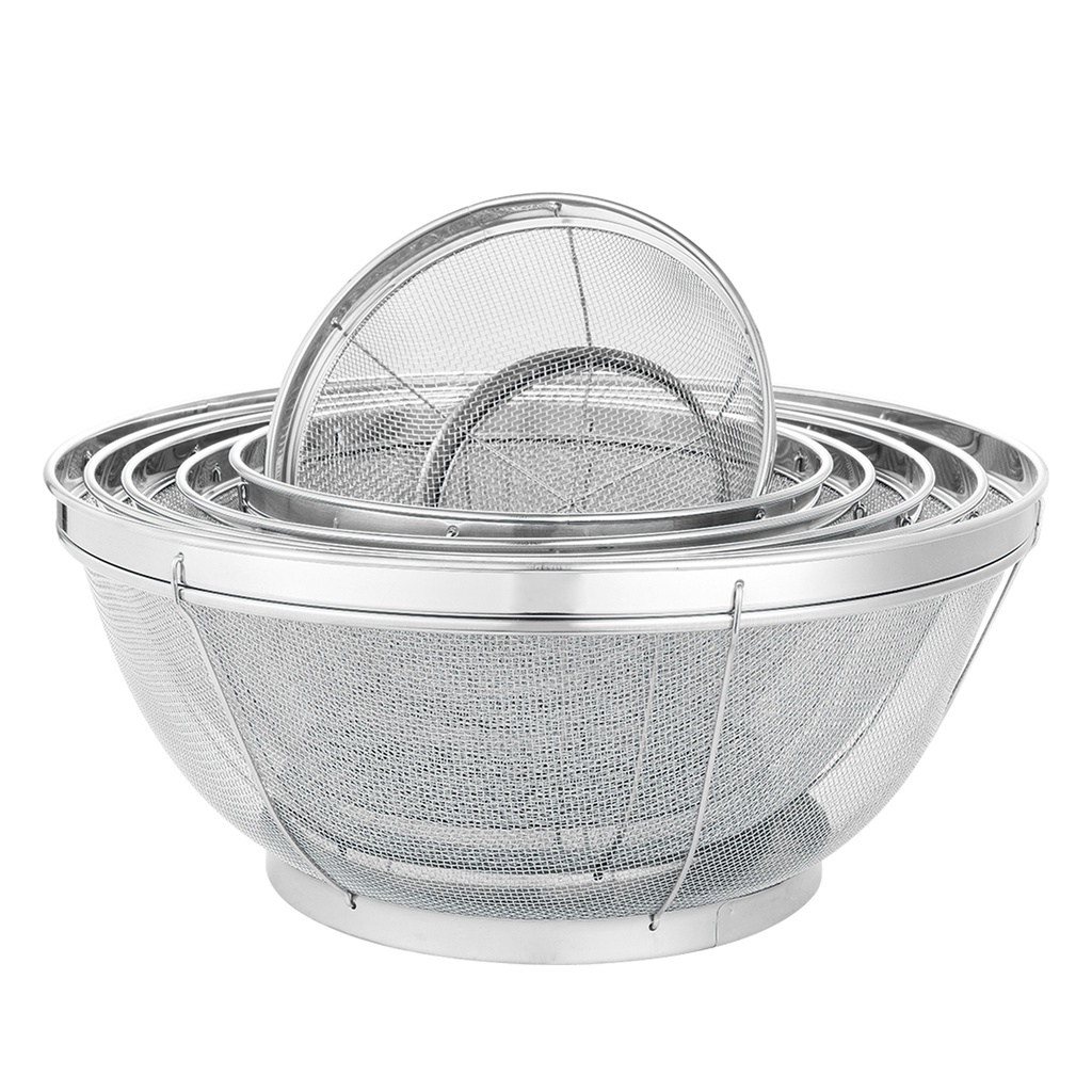 ตะกร้าล้างผักกลม(มุ้ง) 28 ซม.(50อัน)