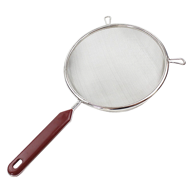 14cm双耳红柄网漏