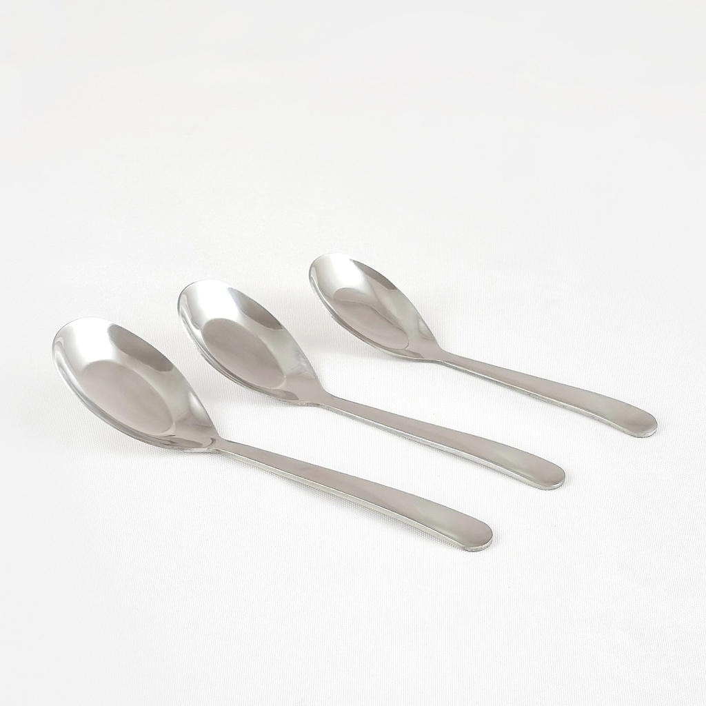 小号圆柄平底匙14.7cm-原色