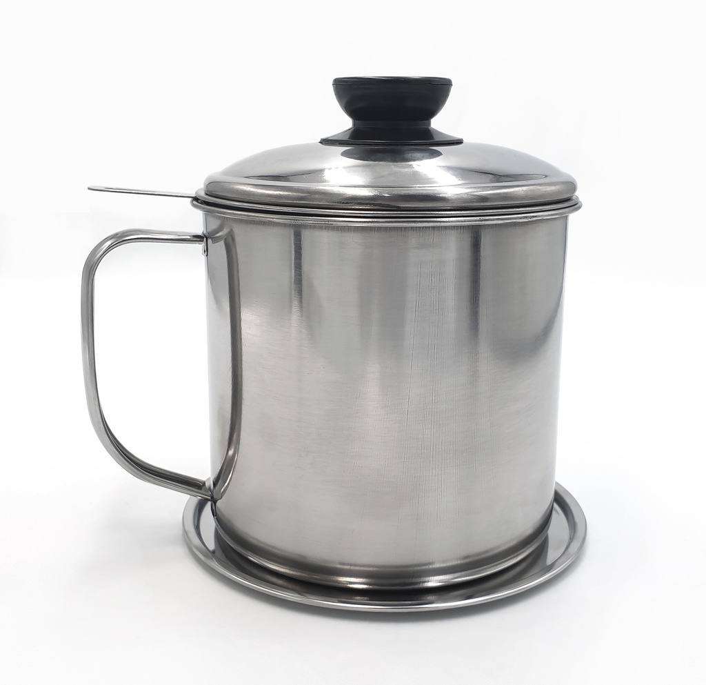 หม้อกรองน้ำมัน สเตนเลส 1.2L (60ชุด)
