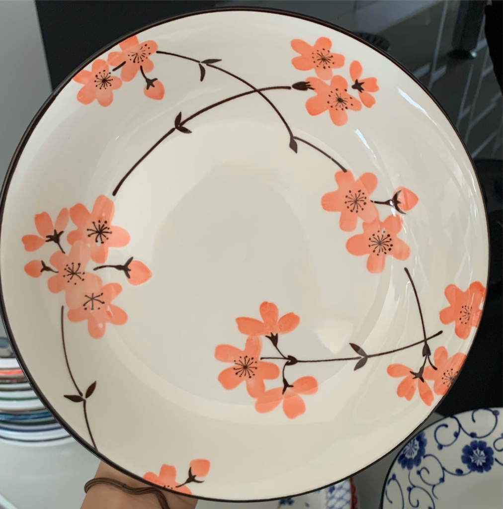 YD16 จานบัว 8นิ้ว (48ใบ)