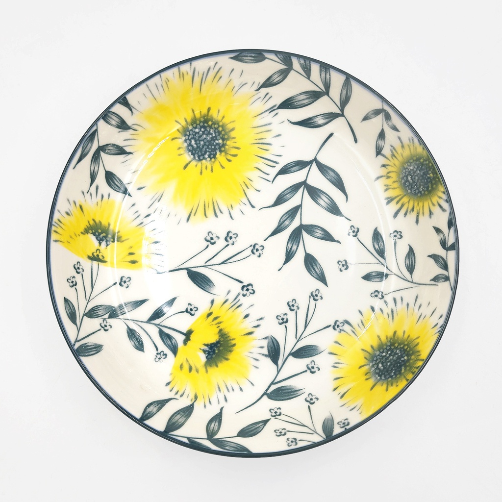 Y143(F) จานบัว 8นิ้ว (60ใบ)