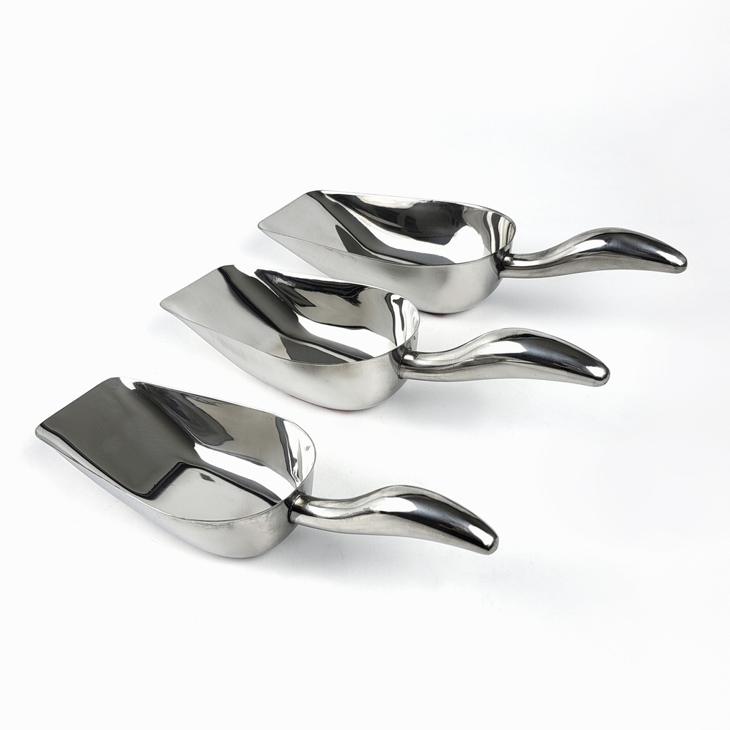 ที่ตักน้ำแข็ง-ตักแป้ง ทรงเหลี่ยม (หนา) ใหญ่ (60อัน)