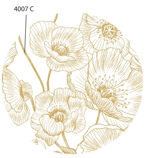 Y229Y(F) ถ้วยบัว 4.5นิ้ว ลายนูนรังผึ้ง(120ใบ)