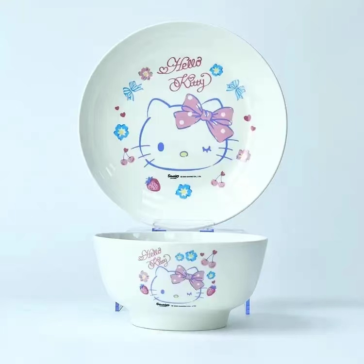 贴花8寸饭盘KT18