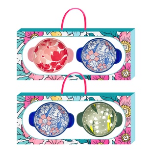 No.02 ชุดของขวัญชามเซรามิก 2 ใบ รุ่น ROXY ROSIE (37ชุด)