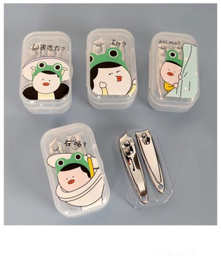 No.5 ชุดกรรไกรตัดเล็บพกพา 2ชิ้น (360ชิ้น)