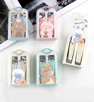 No.1 ชุดกรรไกรตัดเล็บซิลิโคนพกพา 2ชิ้น (360ชิ้น)