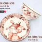 印花8寸饭盘 Y38(F)（48）