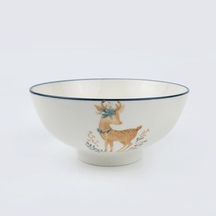 6寸印花直口碗Y148(F)