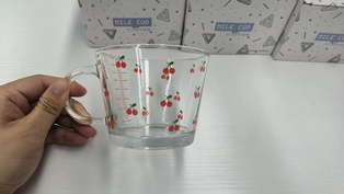350ML牛奶杯01花
