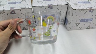 350ML牛奶杯03花