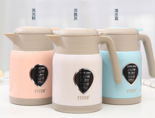 กาน้ำสแตนเลสสองชั้น 750ML-Blue (12ใบ)