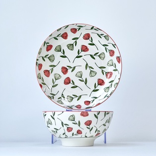 印花6寸直口碗 YF226-FS